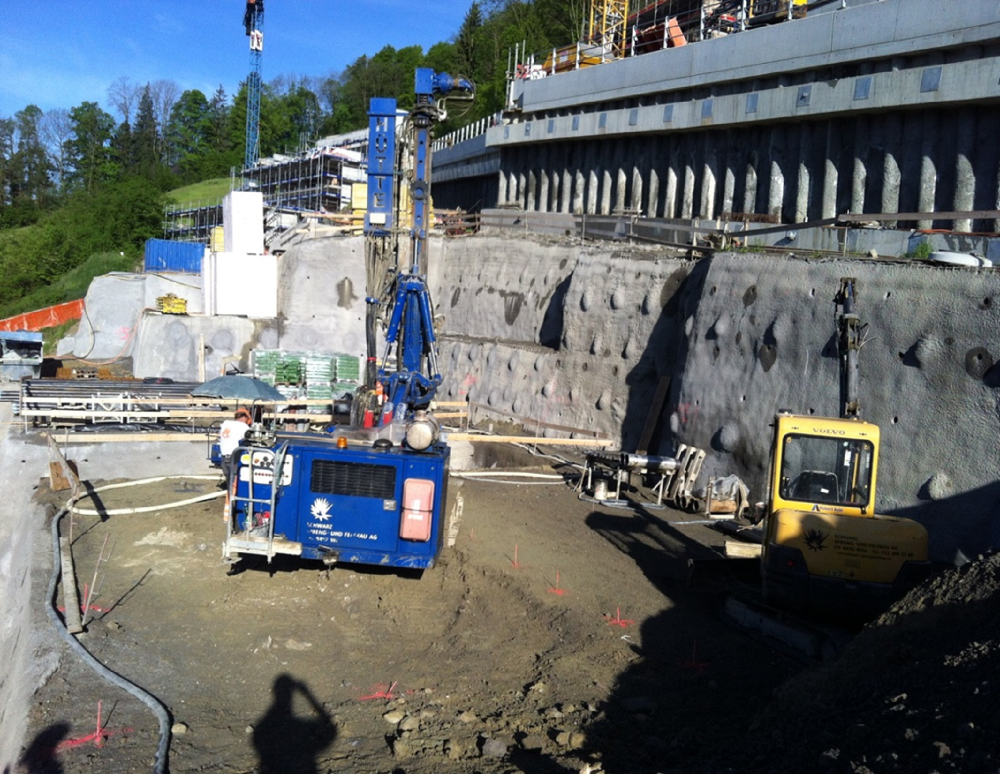 Pfahlwand Sonnenrain